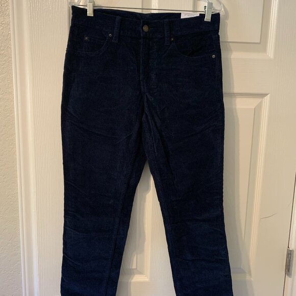 St. John's Bay Men's Navy Blue Corduroy Pants NWT - Picture 1 of 4